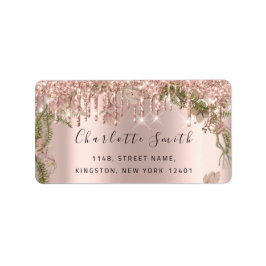 ブライダルRSVPの結婚バラフローラダウン ラベル