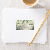 ブライダルRSVPズドリッ結婚プミントグリーングリッター金ゴールド ラベル (インサイチュ)