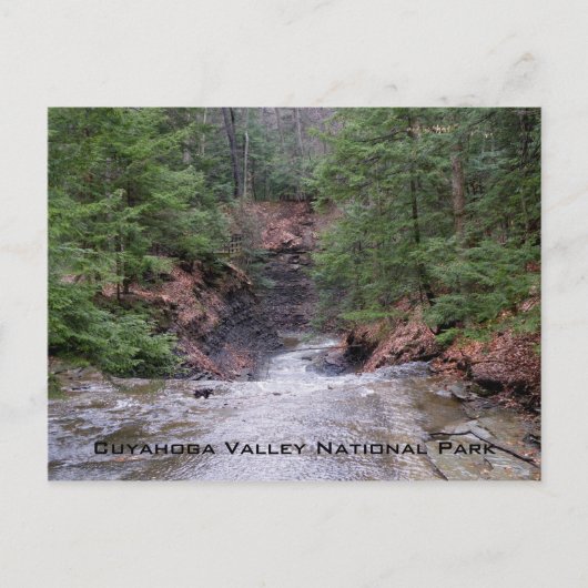 ブライデルベール滝 ポストカード (正面)