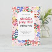 ブライトはっきりしたとストロベリーファースト誕生日パーティー 招待状 (スタンド正面)