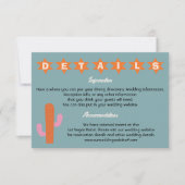 ブライトはっきりしたカウボーイウェスタン詳細情報 招待状 (正面)