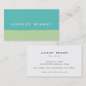 ブライトはっきりしたカラーブロック名刺 名刺 (正面/裏面)