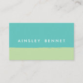 ブライトはっきりしたカラーブロック名刺 名刺 (正面)