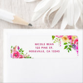 ブライトはっきりしたフローラピンク春ボ結婚タニカル ラベル (インサイチュ)