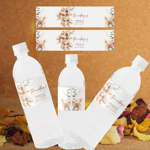 ブライトはっきりしたボホテラコッタ結婚ズ ペットボトルラベル