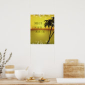 ブライトやる気を起こさせるサイド引用文 ポスター (キッチン)