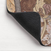 ブライトアイズフクロウ&ドラゴン マウスパッド (コーナー)