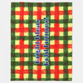 ブライトアイディアはっきりした先物フリースブランケット! フリースブランケット (正面)