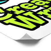 ブライトアイハートアイラブクリエイティブ書ズ ポスター (角)