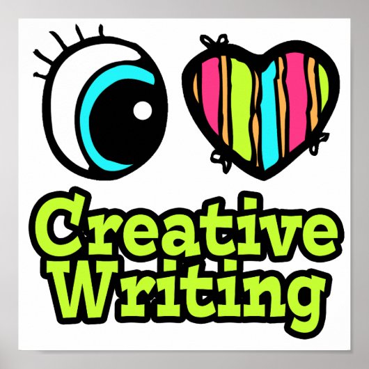 ブライトアイハートアイラブクリエイティブ書ズ ポスター (正面)