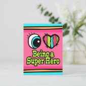 ブライトアイハートイラブヒーロすごいー ポストカード (スタンド正面)