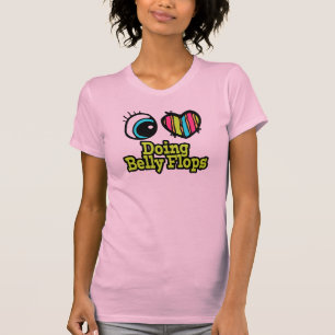 ブライトアイハート好きなベリーフロップス Tシャツ