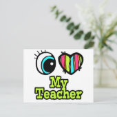 ブライトアイハート私の先生 ポストカード (スタンド正面)