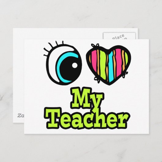 ブライトアイハート私の先生 ポストカード (正面/裏面)