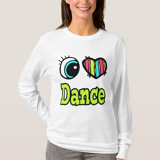 ブライトアイハートI Love Dance Tシャツ (正面)