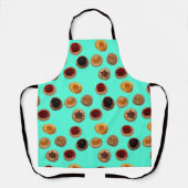 ブライトアクアミントコラッシュエプロン エプロン (正面)