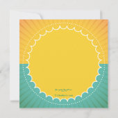 ブライトアンドサニー招待状 招待状 (裏面)