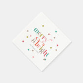 ブライトアンドホリデーメリーパーティナプキンス スタンダードカクテルナプキン (角)