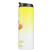 ブライトイエローキツネ先生のギフト タンブラー (回転右)