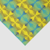 ブライトイエローグリーンジャングルスタイルパターンモノグラム 薄葉紙 (詳細)