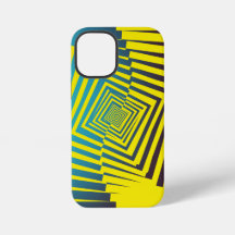 ブライトイエローグリーン抽象芸術ジャングルスタイルパターン