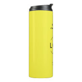 ブライトイエローシンプルロゴ会社スワッグ タンブラー (回転左)