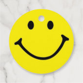 ブライトイエローハッピー笑顔顔 フェイバータグ (裏面)