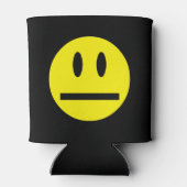 ブライトイエローハッピー笑顔顔 缶クーラー (裏面)