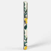 ブライトイエローレモパターン（の模様が）あるン SAMSUNG GALAXYケース (右側面)