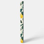 ブライトイエローレモパターン（の模様が）あるン SAMSUNG GALAXYケース (左側面)