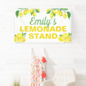 ブライトイエローレモンズレモネードスタンド 横断幕 (インサイチュ)