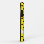 ブライトイエロー&チョコレートスターズiPhone 5ケース Case-Mate iPhoneケース (裏面/右)