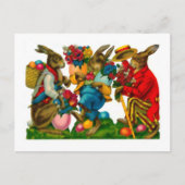 ブライトイースターバニーヴィンテージ シーズンポストカード (正面)