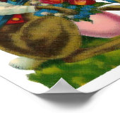 ブライトイースターバニーヴィンテージ ポスター (角)