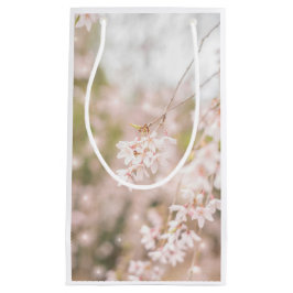 ブライトウィーピングさくらんぼキラキラ スモールペーパーバッグ