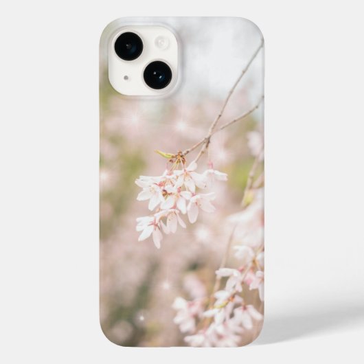 ブライトウィーピングさくらんぼキラキラ Case-Mate iPhoneケース (裏面)