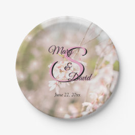 ブライトウィーピングさくらんぼスパーク結婚ルス ペーパープレート