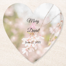 ブライトウィーピングさくらんぼ結婚ズ ペーパーコースター