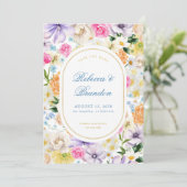 ブライトウォーターカラーガーデンフローラサマー結婚ズ セーブザデート (スタンド正面)