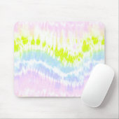 ブライトウォーターカラーパステル絞り染めパターン マウスパッド (マウス)
