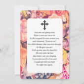 ブライトウォーター悔やみや弔慰葬儀祈りの言葉カード サンキューカード (裏面)