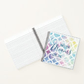 ブライトウォーター色エレガント引用文デザイン ノートブック (内部)