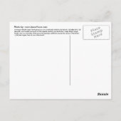 ブライトエンジェルポイントアットザグランドキャニオン ポストカード (裏面)