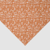 ブライトオレンジクリスマスアイコンセットホリデー 薄葉紙 (詳細)