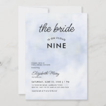 ブライトオンクラウド9パステルブルーガーリーブライダルシャワー