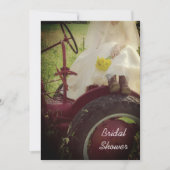 ブライトオントラクターカントリーファームブライダルシャワー 招待状 (正面)