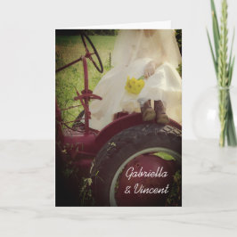 ブライトオントラクターカントリーファーム結婚ズ 招待状