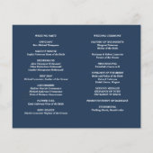 ブライトオーク |金ゴールド結婚のタイムラインとプログラムV1 (裏面)