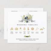 ブライトオーク |金ゴールド結婚のタイムラインとプログラムV2 (正面/裏面)