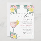 ブライトカクテルウェディングシャワー 招待状 (正面)